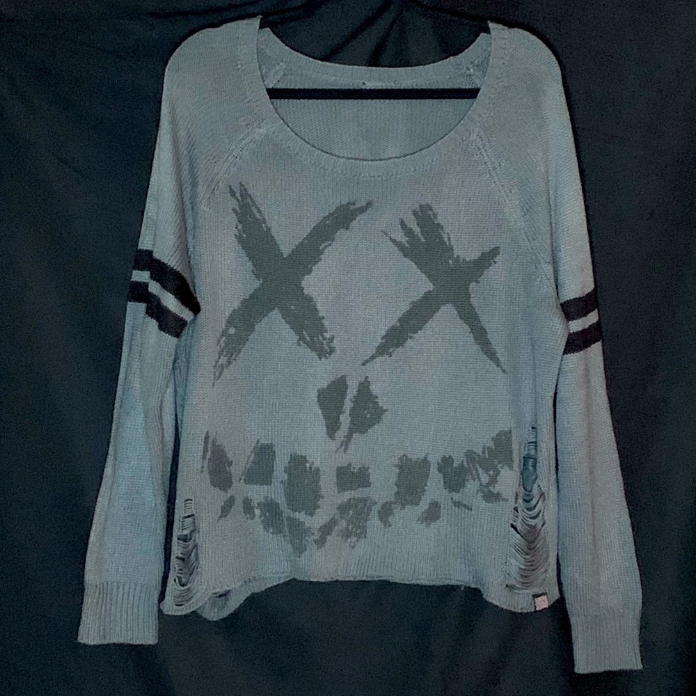 Hot Topic Grey Suicide Squad Sweater, Size 1X